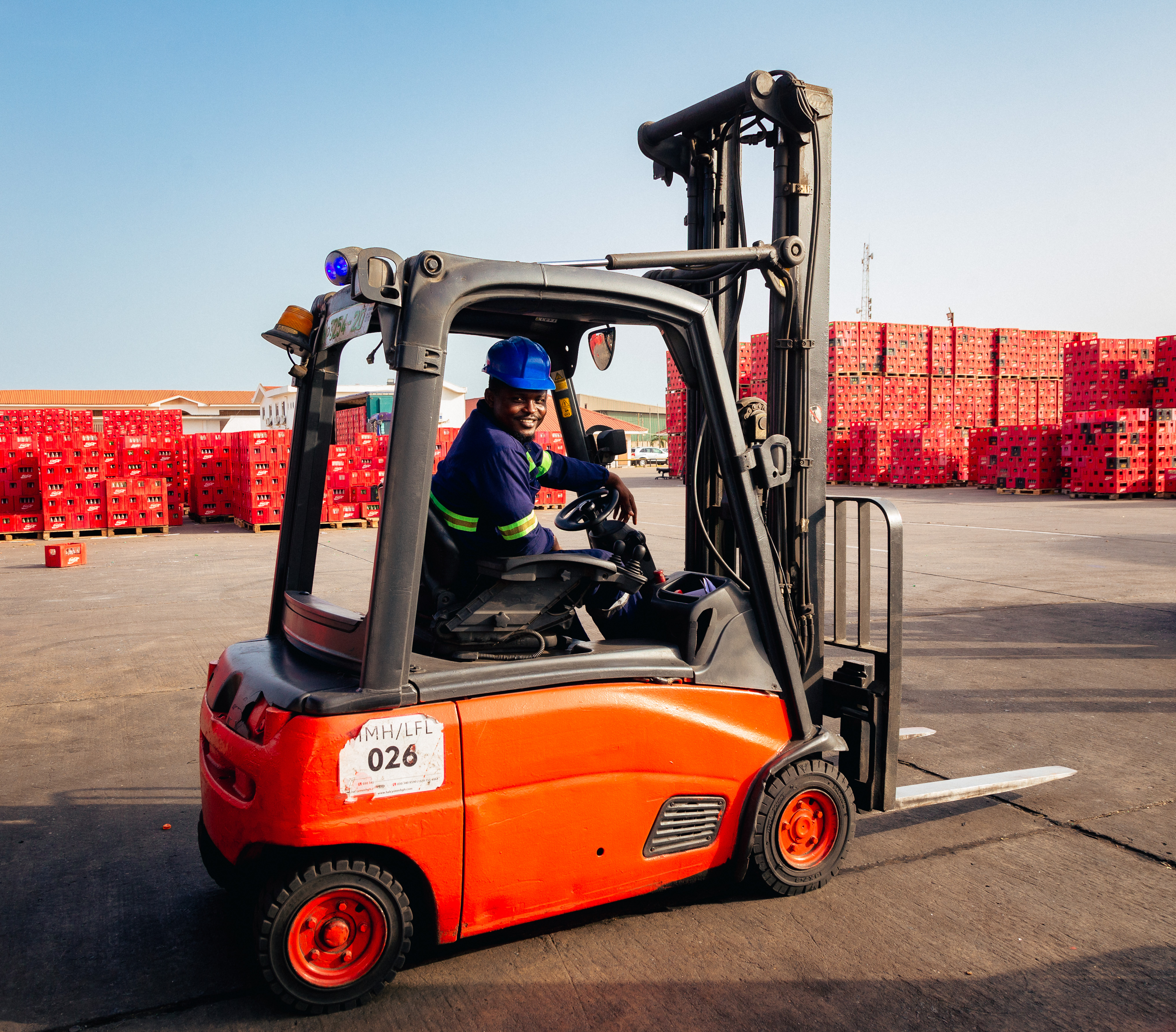 Lifting Operation At Coca-Cola Ghana